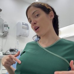 My nipples get hard every time a patient arrives #byPwUSa7