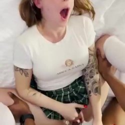 White slut cumming all over his BBC #9SCqT4Bf