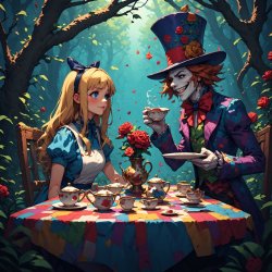 AI Generated - Alice Takes A Trip To Wonderland - Anime #y7bTl0WV