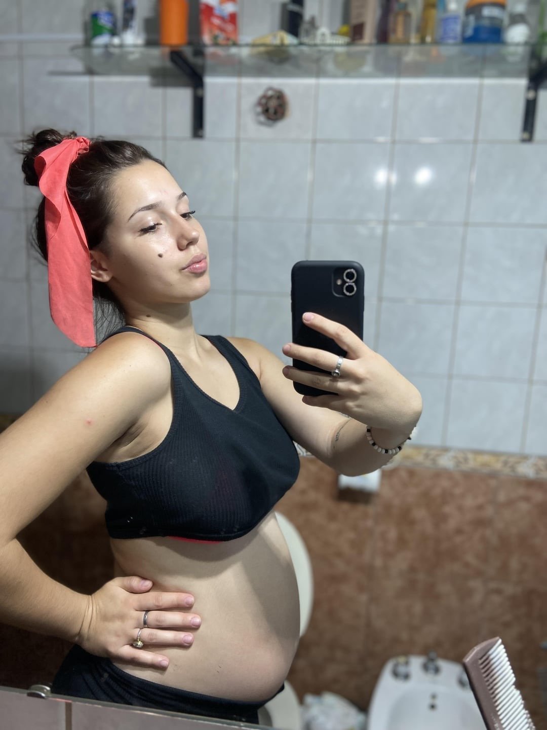 Pregnant Latina mommy milk lactating #Yogwm8GU