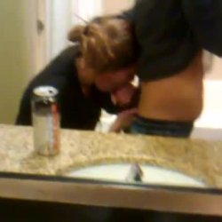 Bathroom cum swallow #G9C6CT0a